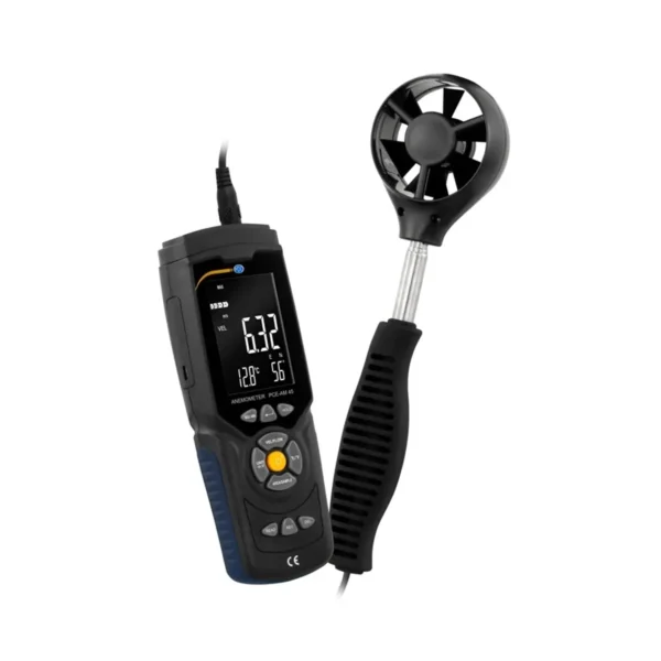 CFM/CMM Anemometer with Telescopic Probe PCE-AM 45
